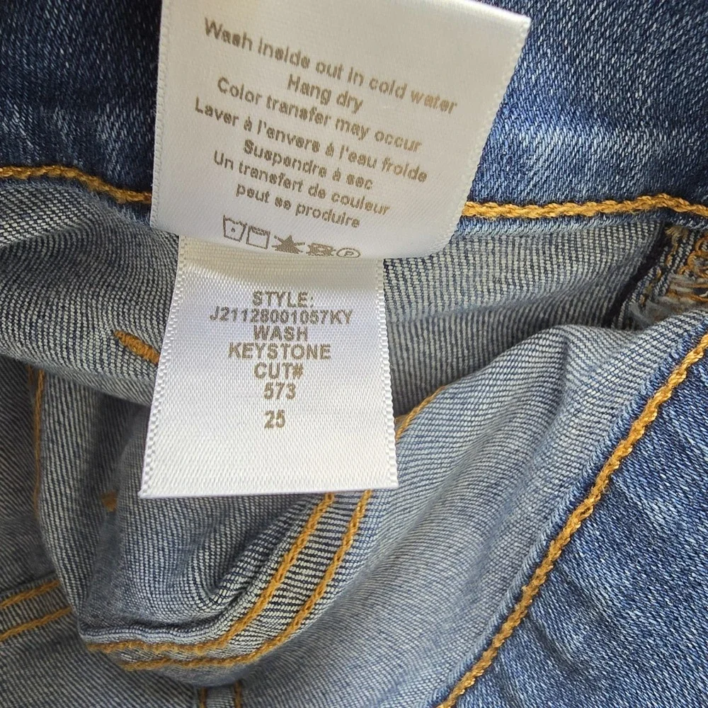 Veronica Beard Jeans Size 0 25 Sheridan Exaggerated Flare Denim Bell Bottoms - Picture 9 of 9